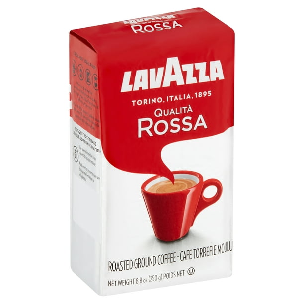 Lavazza Qualità Rossa Roasted Ground Coffee, 8.8 oz