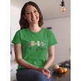 thumbnail image 2 of Cat Person  Women Kelly Green T-Shirt, Female XX-Large, 2 of 4
