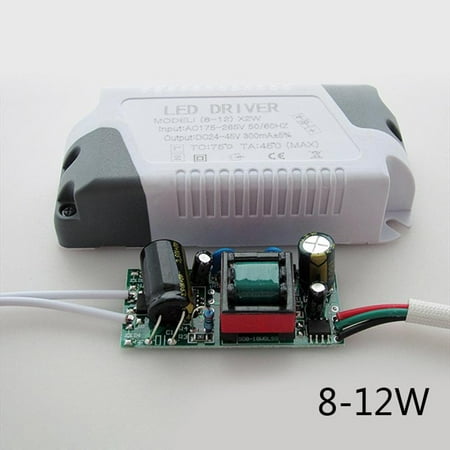 

3W-24W Segment AC85-265V Constant Current LED Driver Plastic Shell for Lamp New
