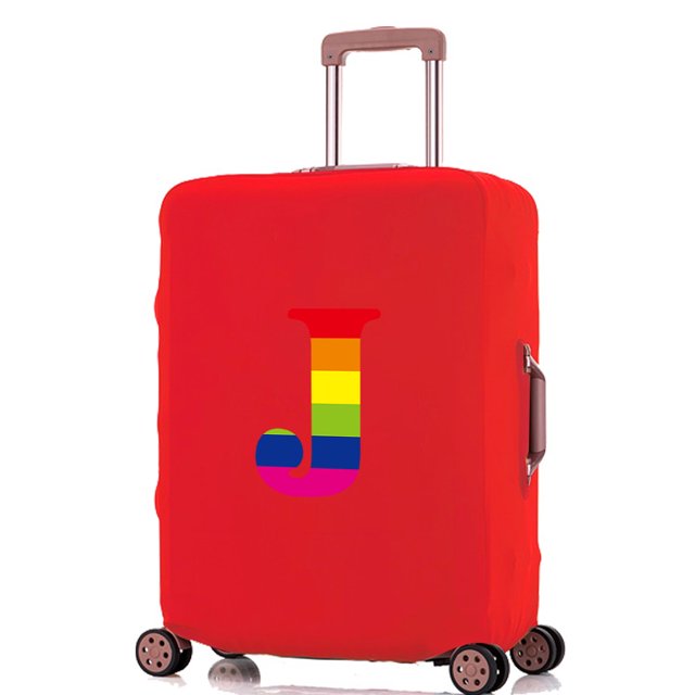Travel Luggage Covers Suitcase Cover Protector Reusable Washable 18-32inch Rainbow Printed Pattern Series Travel Accessories 8rainbow J L