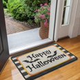 thumbnail image 2 of Halloween Pumpkin Door Mat Decorations Horror Pumpkin Ghost Welcome Mat Retro the Indoor Door Mat/Outdoor Crystal Velvet 30x17 Inches, 2 of 7