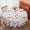Pioneer Flower Floral-2, variant on Pioneer Flower Floral Print Pattern Round Tablecloth 70"x70", Wrinkle Resistant Wipeable Table Cover for Kitchen Dining Room Picnic Patio and Party