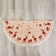 thumbnail image 5 of Falda para árbol de Navidad | Cojín de tela no tejida | Diseño clásico con flecos en rojo y beige de 98 cm | Base decorativa para Navidad, Halloween, fiestas y reuniones familiares., 5 of 6