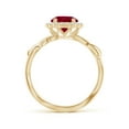 thumbnail image 2 of ANGARA Natural Vintage Inspired 1.4 ct Ruby Flower and Vine Ring in 14K Yellow Gold for Women (Size-7mm) | July Birthstone, Birthday, Anniversary, Jewelry Gift for Women | Natural Ruby Ring, 2 of 10