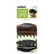 Scunci No-Slip Grip Cover Hinge Jaw Clips 2 ea