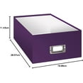 thumbnail image 2 of BS Photo Storage Box Bright Purple, 2 of 5