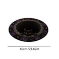 thumbnail image 3 of sruoe Spooky Cat 3D Visual Round Halloween Rug, Eerie Illusion Floor Mat, Scary Halloween Decorations for Living Room, Bedroom, Entryway, 3 of 7