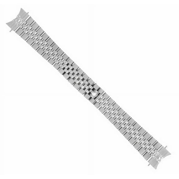 36MM STAINLESS STEEL FOR DATEJUST JUBILEE BAND WATCH BAND WITH HIDDEN CLASP 20MM END