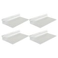 thumbnail image 1 of WEUVEB 4Pcs Clear Retail Display Shelves Plastic Shoe Shelf for Wall Mounted Home Use, 1 of 8