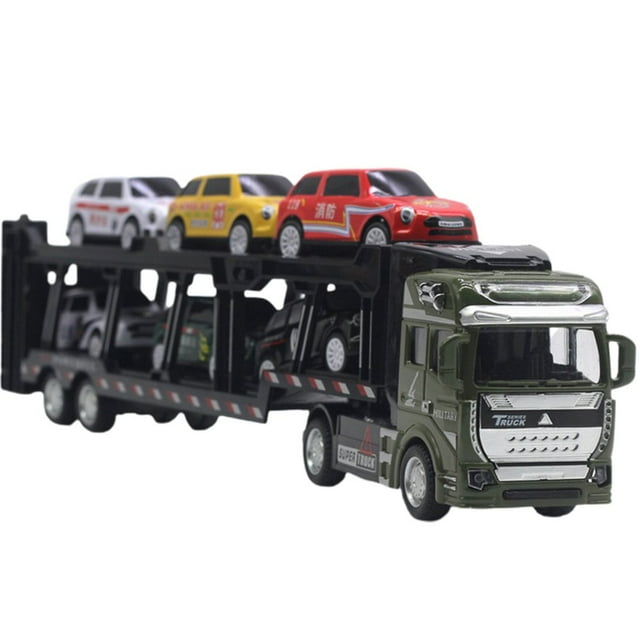 Car Model 1 48 Alloy Car Exquisite Workmanship Wear-resistant Stylish Car Carrier Series Model for Boy