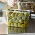 thumbnail image 3 of TrueCraftware- 1/9 Size 4” Deep Food Pan Polycarbonate Clear Color- Food Storage Containers Plastic Food Pan Restaurant Commercial Hotel Pans for Food Prep Fruits Vegetables Beans Corns, 3 of 5