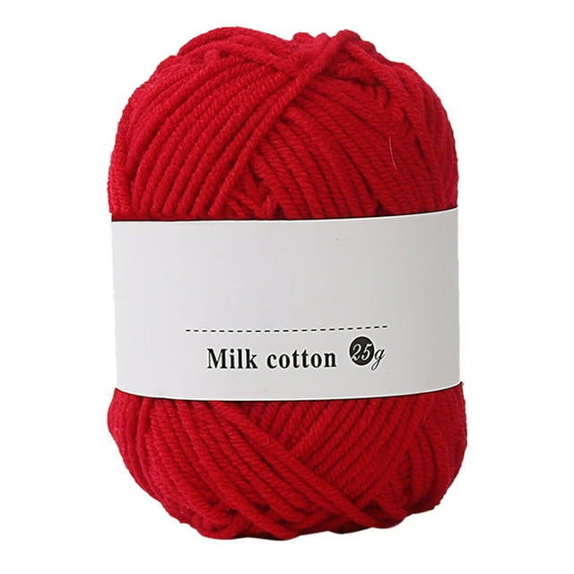 Colorful Hand Knitting 25g Knitting Crochet Milk Soft Baby Cotton Wool Yarn