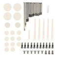 thumbnail image 1 of Clarinet Repair Kit - Comprehensive Clarinet Cleaning Kit with Cork Replacement, Pads Replacement, and Metal Tools Essential for Daily Clarinet Maintenance - 3.9 x 2.4 x 0.8 inches, 1 of 5