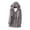 Gray, variant on Women's Long Sleeve Zip Up Mid Length Hooded Jacket with Drawstring Waist,Casual Utility Coat with Pockets Beige,Women's Plus M