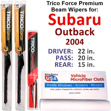 2004 Subaru Outback Performance Beam Wipers (Set of 3) w/Rear Wiper