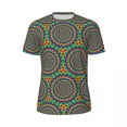 thumbnail image 5 of Psychedelic Sixties T Shirt Men Hippie Style Vintage Gym T-Shirts Quick Dry Summer Harajuk, 5 of 5