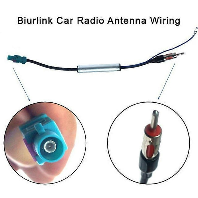 Car Radio Antenna Cable Fakra Male Adapter Transmission Cable Black onesize