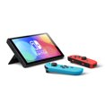 thumbnail image 4 of Restored Nintendo Switch OLED Model w/ Neon Red & Neon Blue Joy-Con Console - International Spec (Functional in US) NEW (Refurbished), 4 of 5