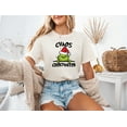 thumbnail image 5 of Moonlight Apparel Women’s Christmas Graphic Tee “Chaos Coordinator” Funny Holiday Shirt Cute Santa Hat Cartoon Print Casual Short Sleeve Top, 5 of 7