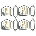 thumbnail image 1 of 64 Pieces Carburetor Repair Carb Rebuild Kit with Needle Spring Gasket Float O Ring for CB350F Four 1972‑1974, 1 of 9