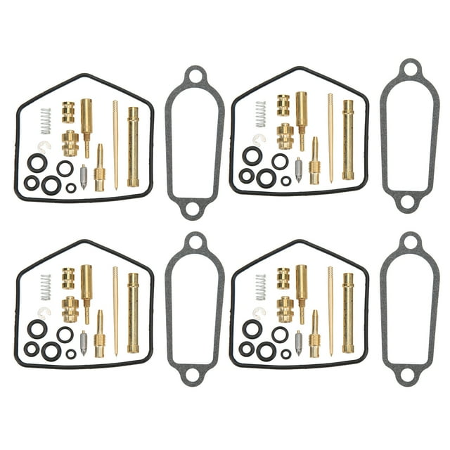 64 Pieces Carburetor Repair Carb Rebuild Kit with Needle Spring Gasket Float O Ring for CB350F Four 1972‑1974