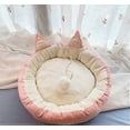 thumbnail image 4 of Cat Bed Cat Calming Beds Cat Sleeping Bed with Cat Pom Pom Toy Detachable Washable Fluffy Cat Beds for Indoor Cats-Pink, 4 of 4