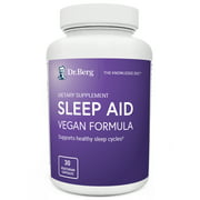 Dr. Berg's Sleep Aid Vegan Formula Stress Support Supplement - 30 Capsules