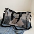 thumbnail image 2 of Bolsa de lona de viaje transparente de PVC Bolsas de playa transparentes portátiles Bolsa de hombro de entrenamiento Sywqhk Para Estrenar, 2 of 3