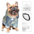 thumbnail image 3 of Balery Algae Corals and Seashells Sudadera con Capucha para Perros Pequeños – Ropa para Mascotas, Disfraz para Perros y Gatos, Ideal para Fiestas y Cosplay-XX-Large, 3 of 7