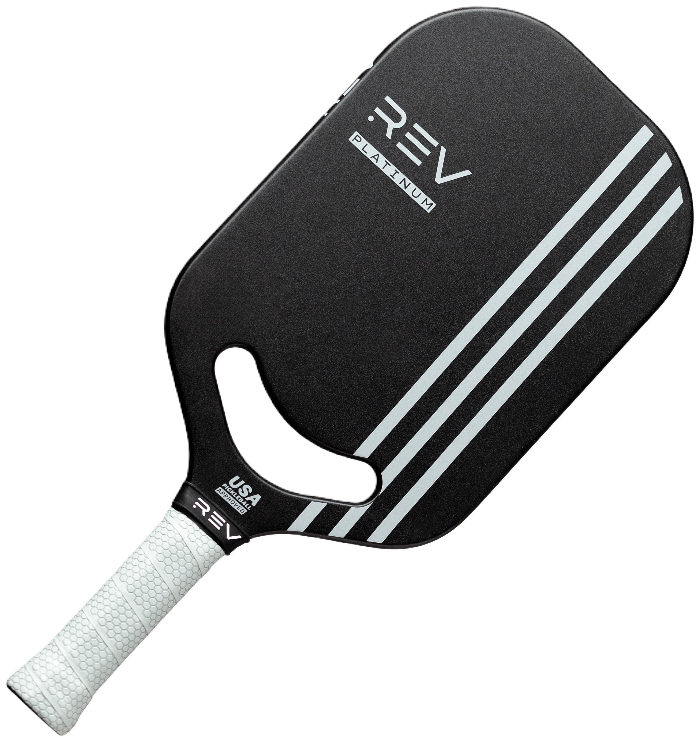 REV Platinum Edgeless Pickleball Paddle, Black photo 1