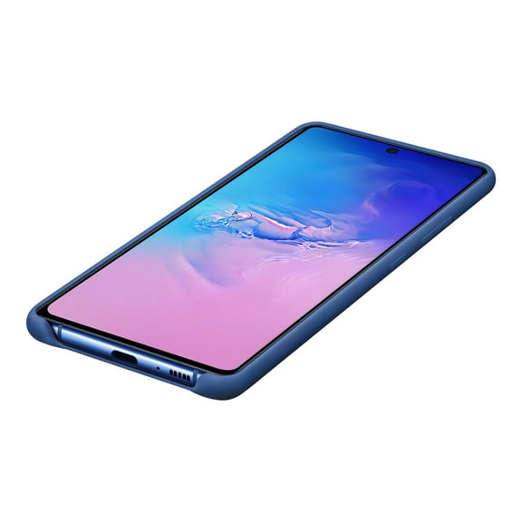 Samsung Silicone Cover EF-PG770 - Back cover for cell phone - silicone - blue - for Galaxy S10 Lite