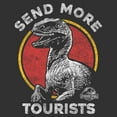thumbnail image 2 of Men's Jurassic Park Send Me More Tourists Graphic T-Shirt, 2 of 5