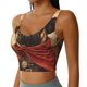 thumbnail image 2 of Fotbe Western French Bulldog Cowboy Sujetador Deportivo Largo sin Aros para Mujer con Almohadillas y Soporte Medio, Transpirable y Absorbente, Camiseta Tipo Chaleco o Tank Top-Large, 2 of 8