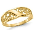 thumbnail image 1 of 14K Yellow Gold Fillagree Polished Ring (SIZE 6), 1 of 4