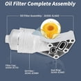 thumbnail image 4 of Repuestos Únicos No.263003LAA0 Carcasa de Filtro de Aceite de Aluminio Mejorada para Hyundai para Genesis G80 Palisade Filtro de Aceite Completo para Kia Sorento Cadenza Sedona 2019-2020 V6 3.3L 3.8L, 4 of 7