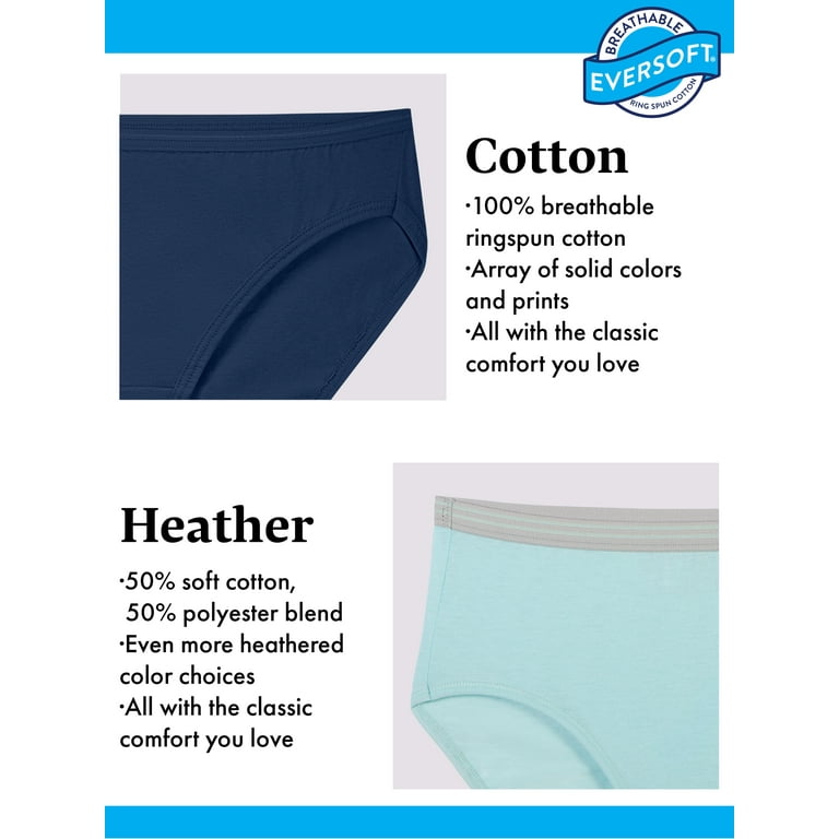 Fruit of the Loom Women's Brief Underwear, 6+3 Bonus Pack