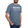 thumbnail image 4 of CafePress - Retired T Shirt - Mens Comfort Colors Shirt, 4 of 5