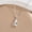 6376 Silver - Single-Handed Drill, variant on European and American minimalist fashion trendy one-hand diamond personalized necklace pendant niche design collarbone chain manufacturer