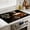 No021, variant on Heat-Resistant Glass Stove Top Cover with Anti-Slip Rubber Coating – Electric Stove Protector, Scratch-Resistant, Counter Space Decor Mat (Coffee, 28.5"L x 20.5"W)