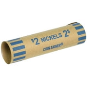 HNF SHOP Nickel Tubes Paper Coin Wrappers, 36 Per Pack