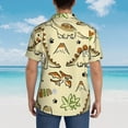 thumbnail image 4 of Disketp Hawaiian Shirts For Men,Cartoon Dinosaurs Print Mens Casual Short Sleeve Button Down Shirts Beach Shirt, 4 of 7