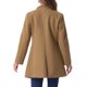 thumbnail image 3 of Abrigo de mujer INSPIRE CHIC de longitud media con cuello alto, de un solo botón, abrigo de invierno, color camello, talla S, 3 of 6