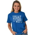 thumbnail image 3 of US Air Force USAF Wife Spouse Women Plus Size Graphic Tee Tees Brisco Brands 4X, 3 of 5