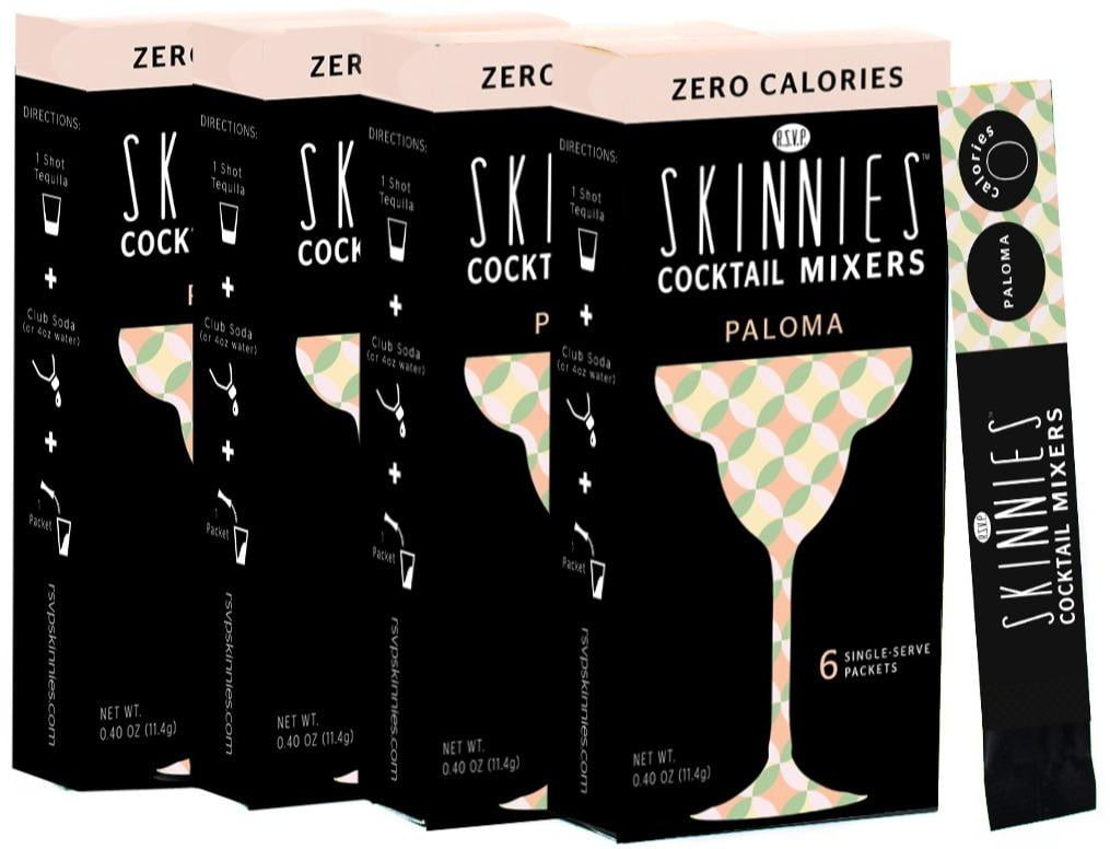 RSVP Skinnies Paloma Grapefruit Mix 0 Sugar Cocktail Mixer (4 Boxes