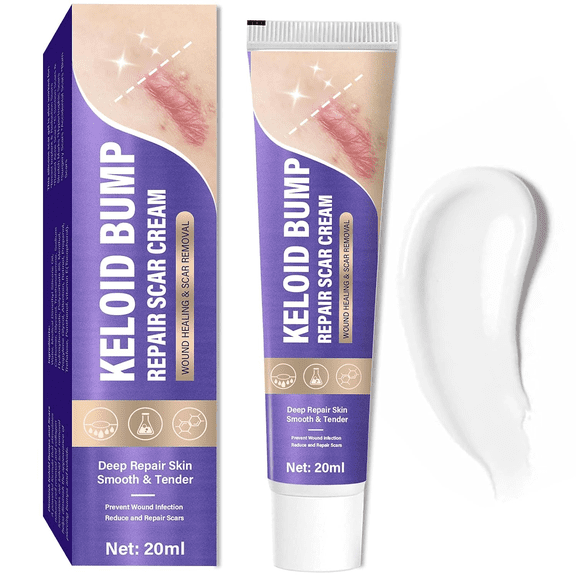Scar Cream For Surgical Scars, Keloid Bump Removal, Keloid Scar Treatment, Keloid Scar Treatment Silicone Scar Gel for Face and Body