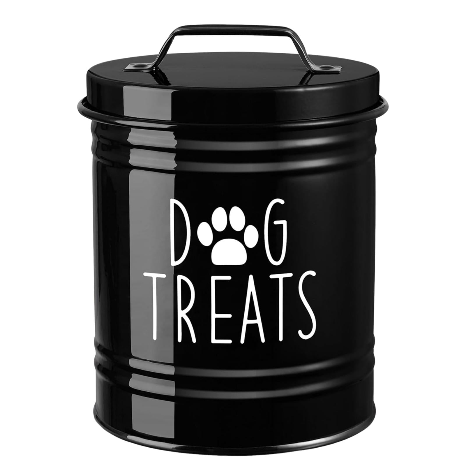 Lixit Dog Large Treat Storage Container, Dark Gray, 128 oz