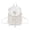 9# White, variant on Backpack Purse for Women, Quilted Travel Daypacks Bag for Lady | PU Leather Small Backpack, Adjustable Shoulder Strap, Casual Daily Purse