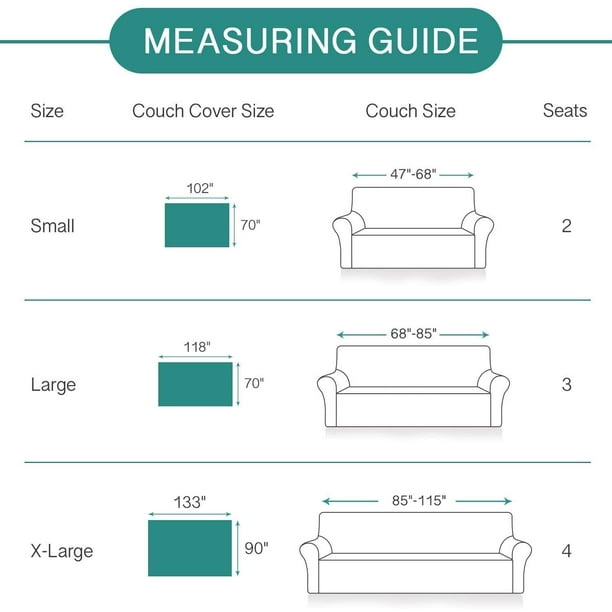 Couch blanket size sale