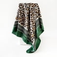 thumbnail image 4 of UJNDER Women's Elegant Satin Feel Square Scarf Headscarf and Shawl Lightweight Wrap for Adult Sophisticated Everyday Wear Scarf,Dark Green,One Size, 4 of 4