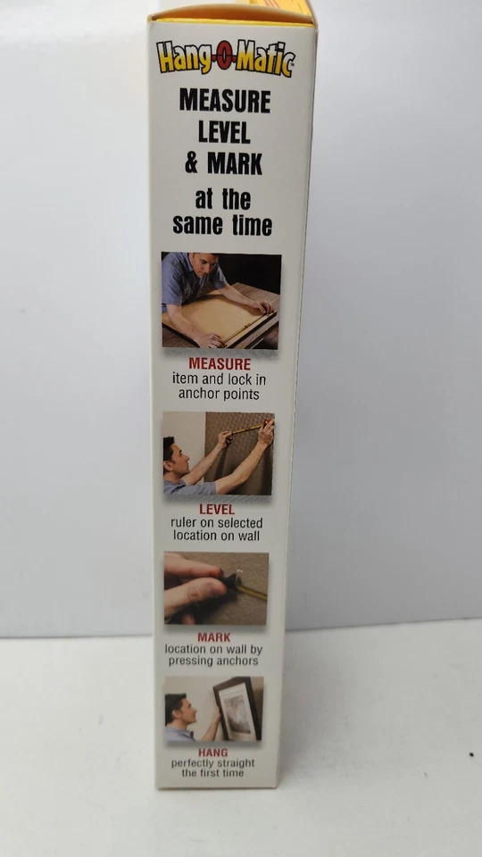 Hang-O-Matic Measure | Level | Mark | 6' Measuring Tape For Hanging Frames